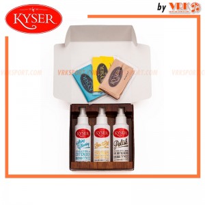Kyser น้ำยาดูแลกีตาร์ แบบชุด 3 ขวดพร้อมผ้า - Kyser Complete Care Kit for Guitar